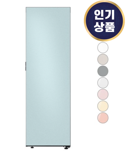  RR40C7905AP 삼성전자 비스포크 키친핏 1도어 냉장고 좌열림 409L(+방문설치,색상선택형)