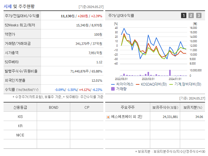 씨아이에스_기업개요