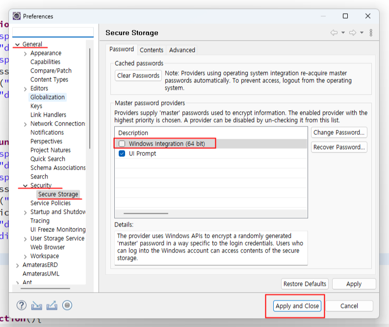 [GitHub] Failed to write credentials for - store in secure store 체크시 ...