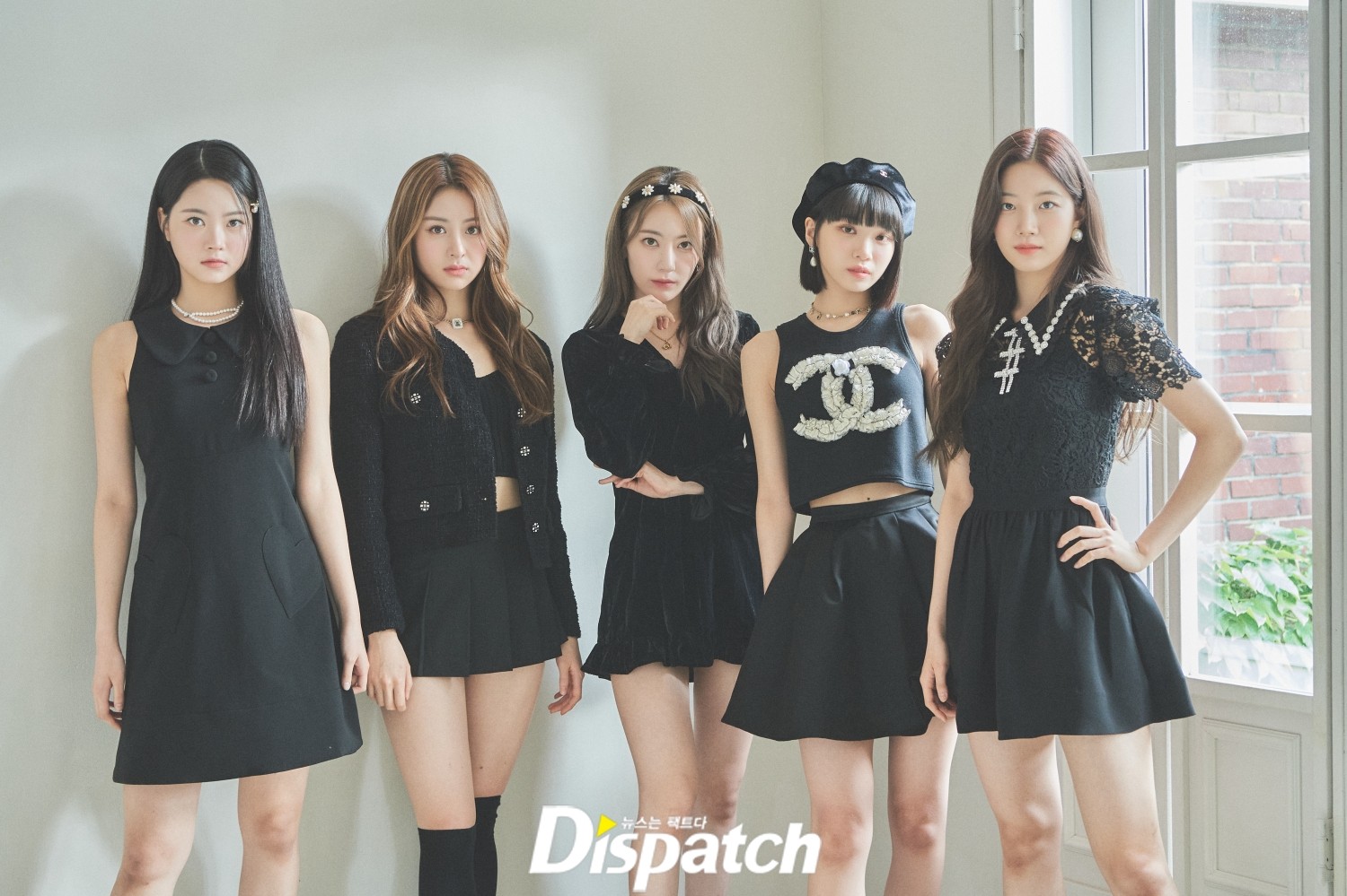  르세라핌 디스패치 블랙 컨셉 화보 사진