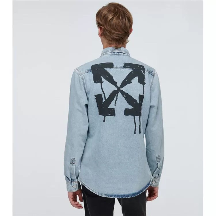  [OFF WHITE] 오프화이트 2020FW 화살표 청데님 셔츠