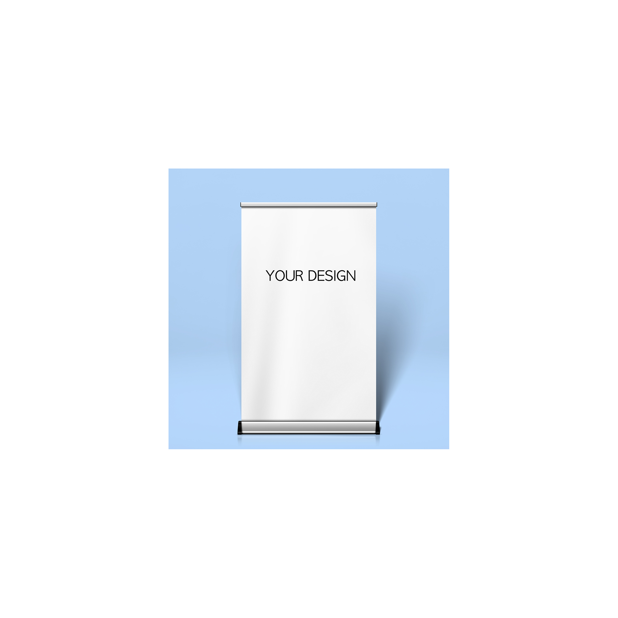  롤업 배너 목업(Roll Up Stand Banner Mockup)