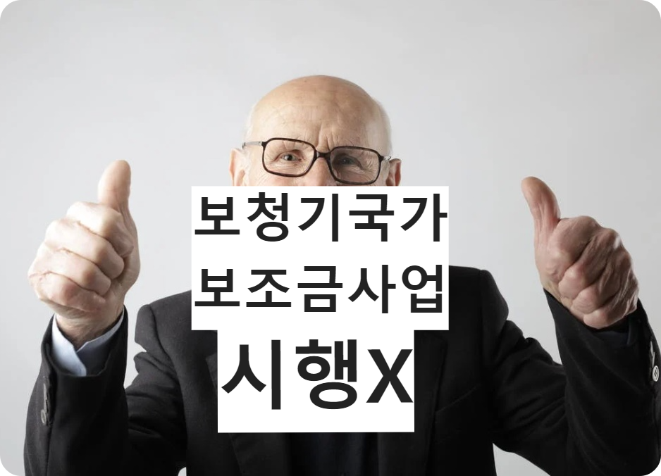  "보청기국가보조금지원은 현재 시행되고 있지 않습니다."