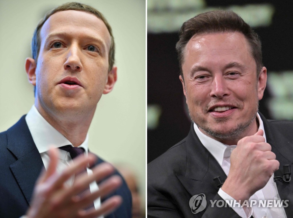  일론 머스크와 마크 저커버그 싸움 예고 (X된 X를 보여줄게)