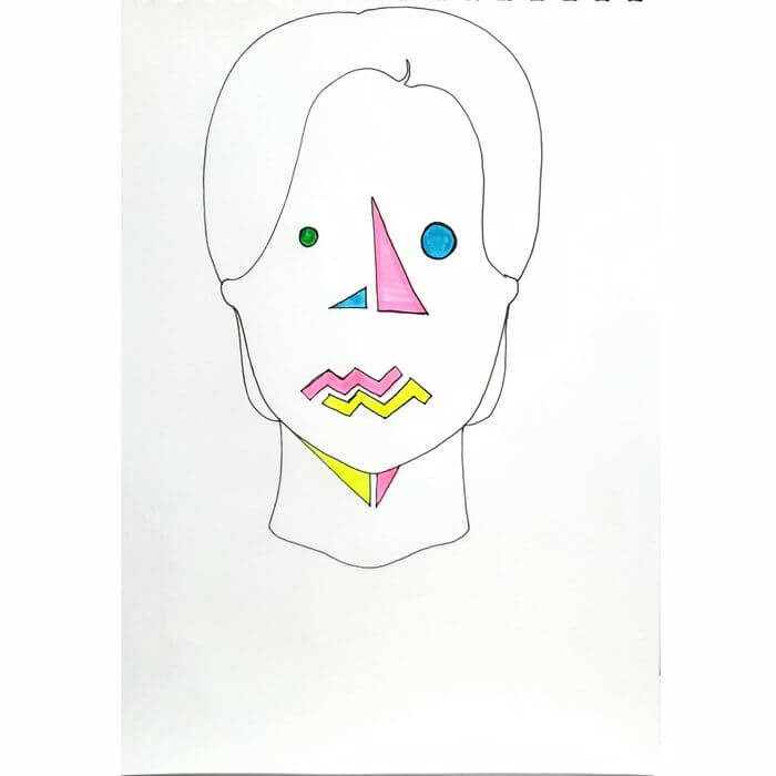  도형 Diagram 일러스트 그림 드로잉 2020 애매한 표정