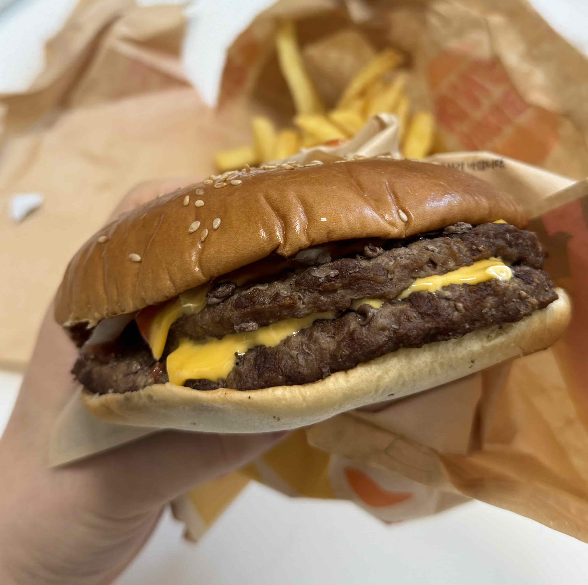 버거킹 신메뉴 불맛더블치즈버거 사진