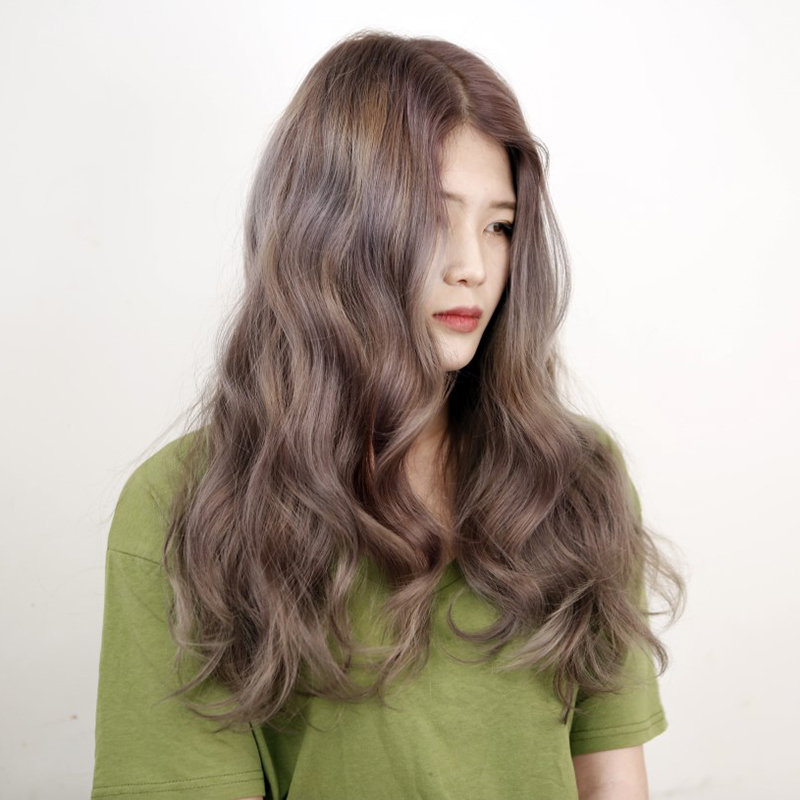 안 하는 헤어 트리트먼트를 관리하세요여성 헤어스타일 애쉬 베이지 컬러 헹굼 20