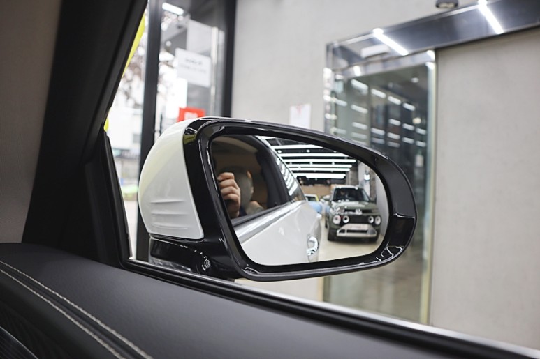 광각 미러 교체 CLS450 옵틱글래스 와이드 5