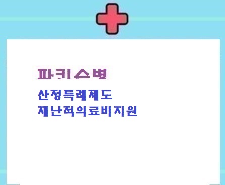  파병 산정특례제도 재난적의료비지원