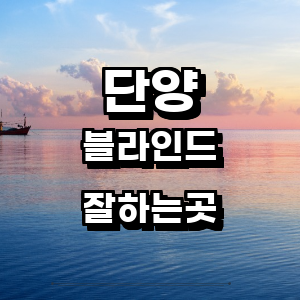 단양군 블라인드