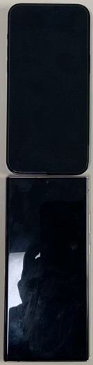 아이폰14 프로맥스 256GB vs 갤럭시 노트20 울트라 크기 비교(너비)