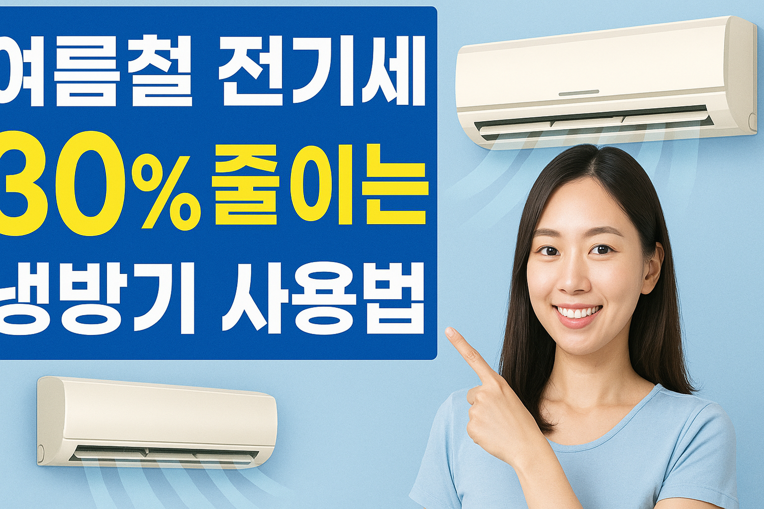 여름철 전기세 30% 줄이는 냉방기 사용법