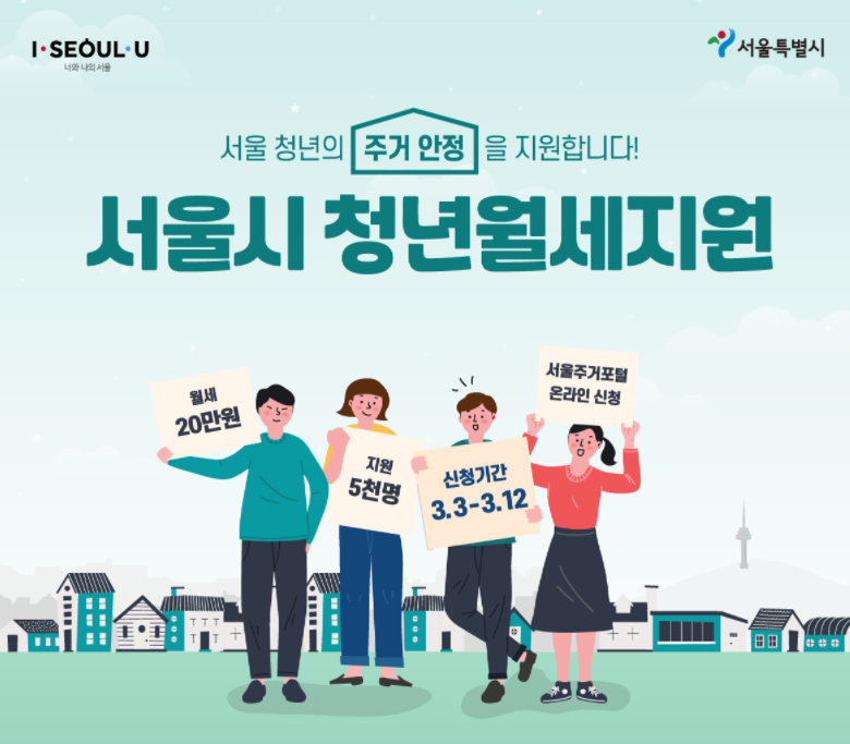  2022년 서울 청년 월세 지원 모집기간, 제출서류 종류, 신청방법