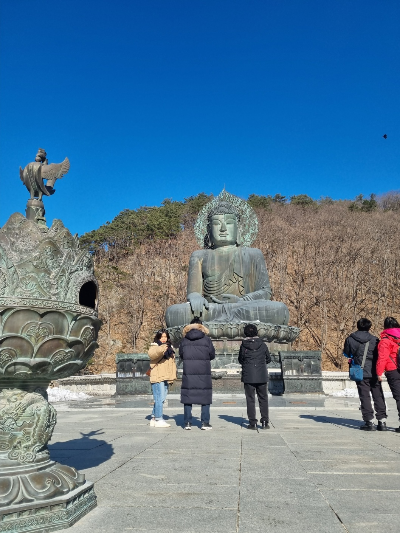 설악산 신흥사 통일기원 불상
