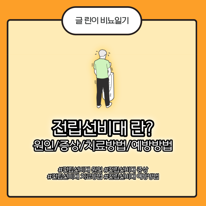  전립선비대 란? 원인/증상/치료방법/예방방법