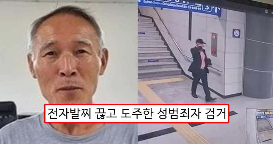  전자발찌 끊고 도주했던 전과 35범 성범죄자 함양에서 검거됐다..