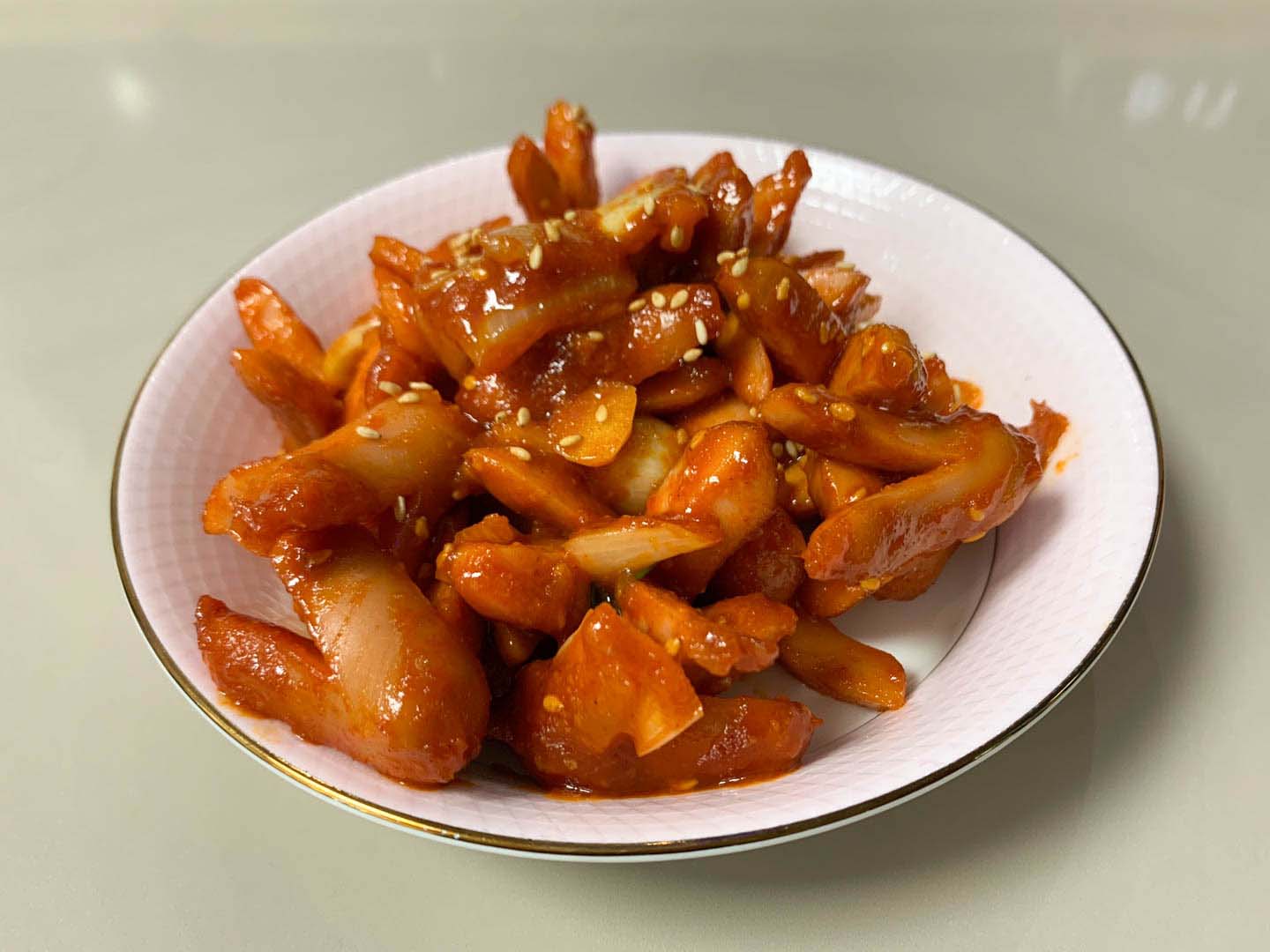  매콤 달콤 소세지야채 볶음, 아내를 위한 간단 반찬!