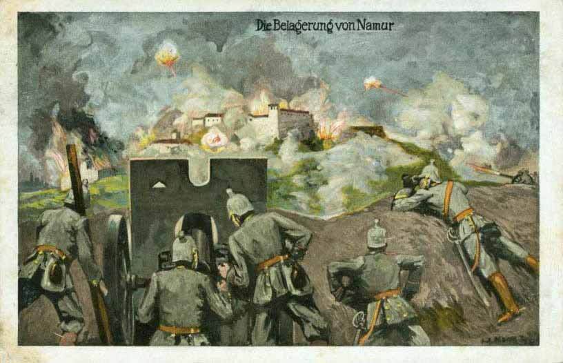 제1차 세계대전 독일군 벨기에 나뮈르 요새 공성전