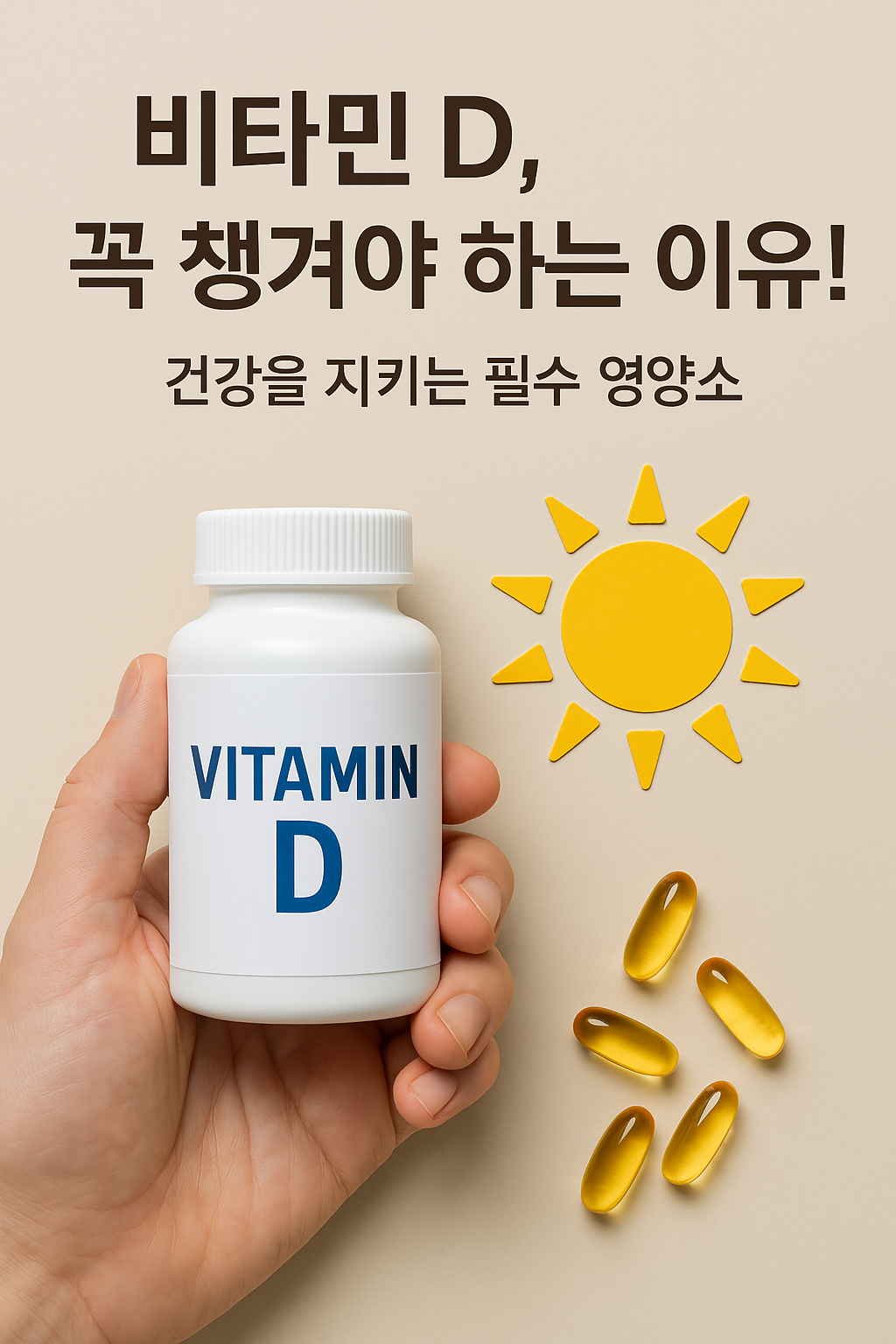 비타민 D-꼭 챙겨야 하는 이유
