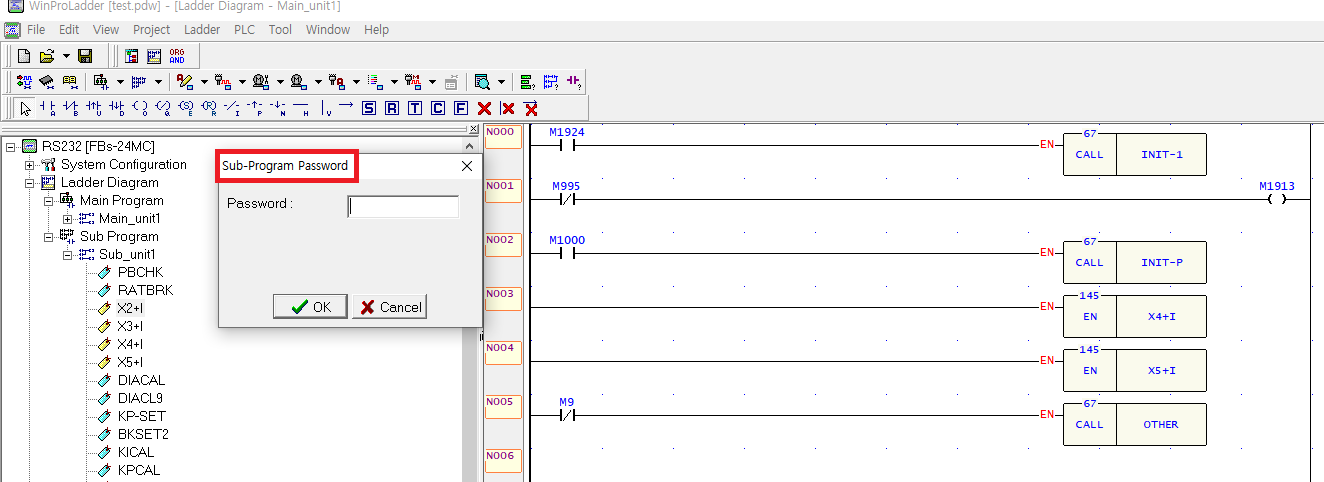 Fatek plc password recovery