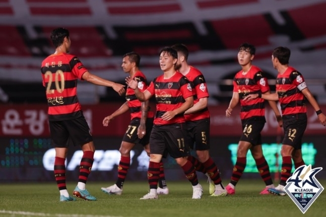  K리그 '1-0→1-2→4-2', 포항, 제주에 4-2 역전승...완델손 1분 만에 '1G 1AS'