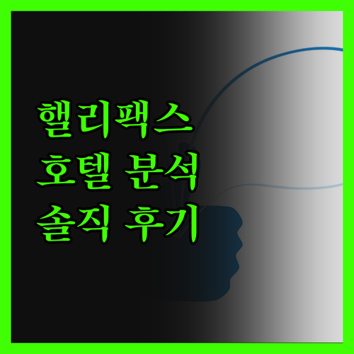 핼리팩스 호텔 완벽 분석! 위치, 청