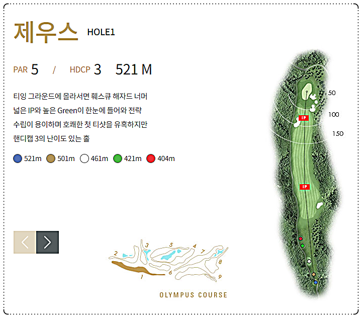  이천마이다스CC 골프 코스 소개 및 공략법