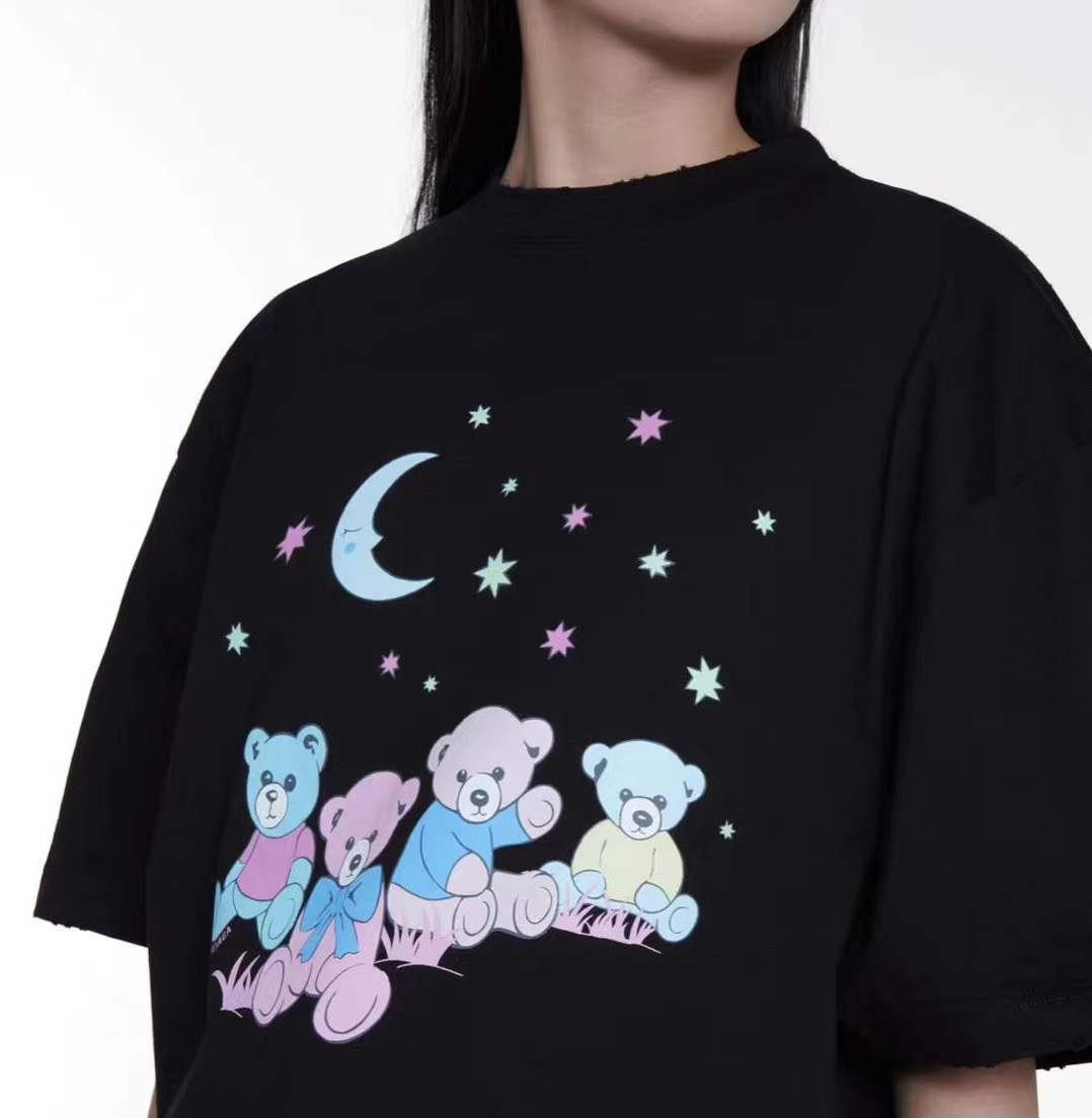 [BALENCIAGA] 발렌시아가 베어 반팔 티셔츠 641532 TJVI1 1000