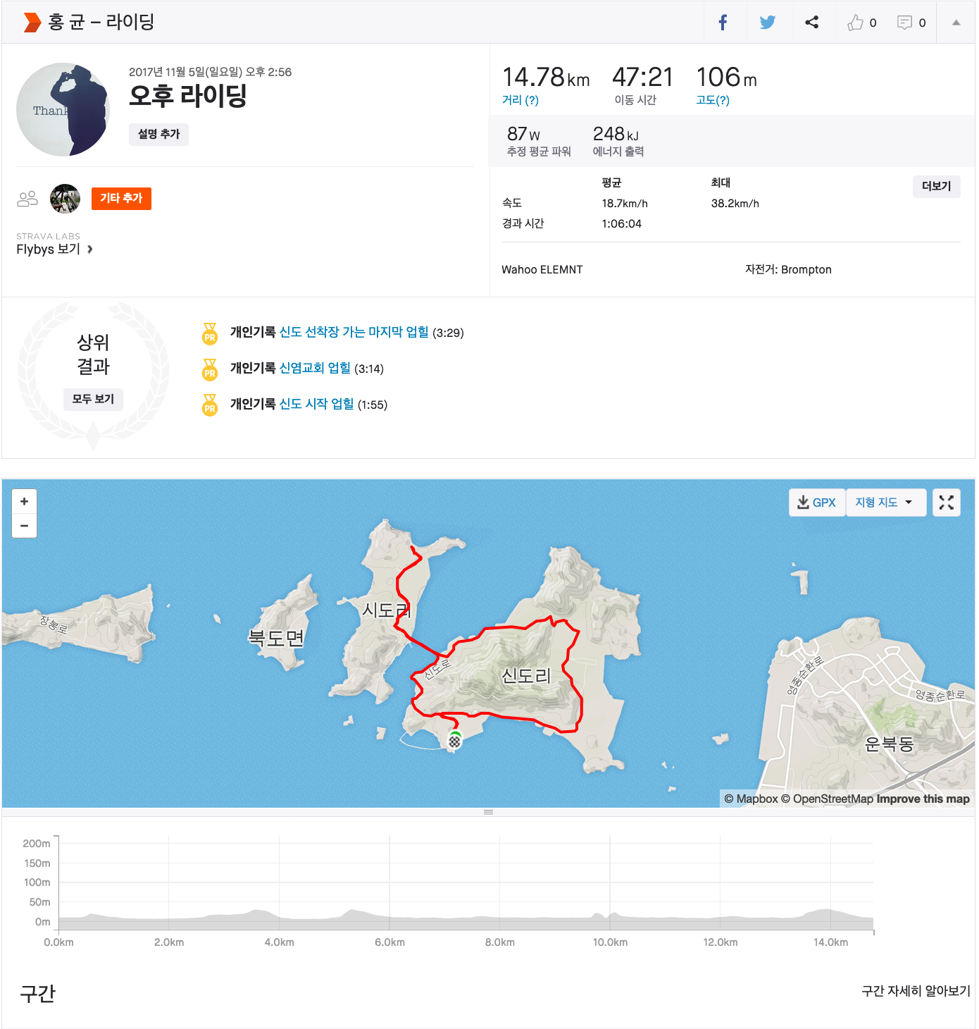  신시모도 라이딩