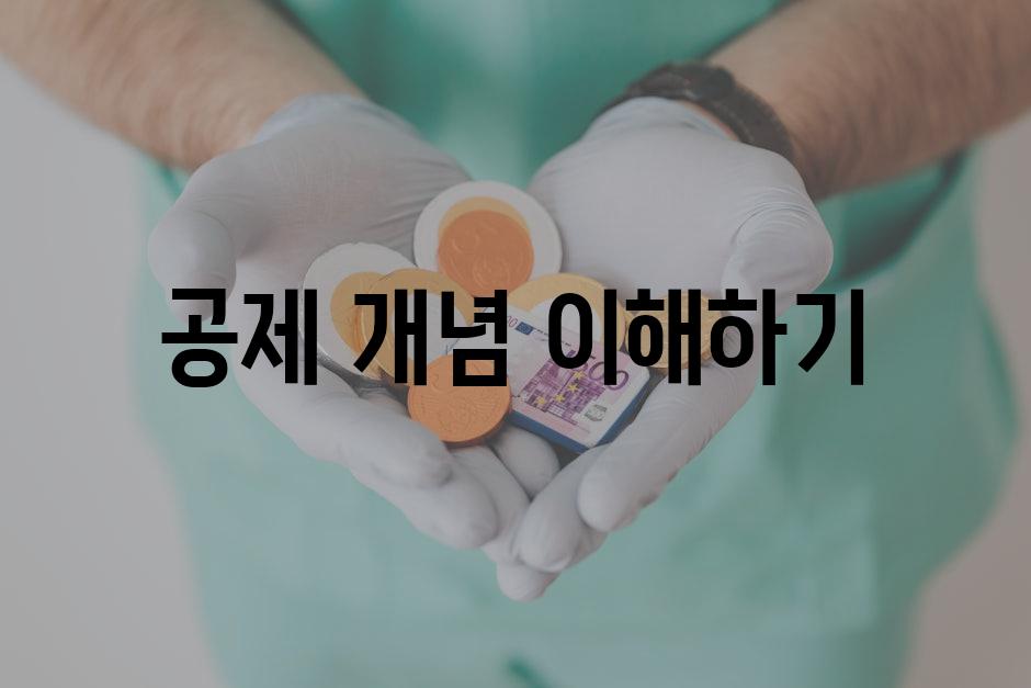 공제 개념 이해하기