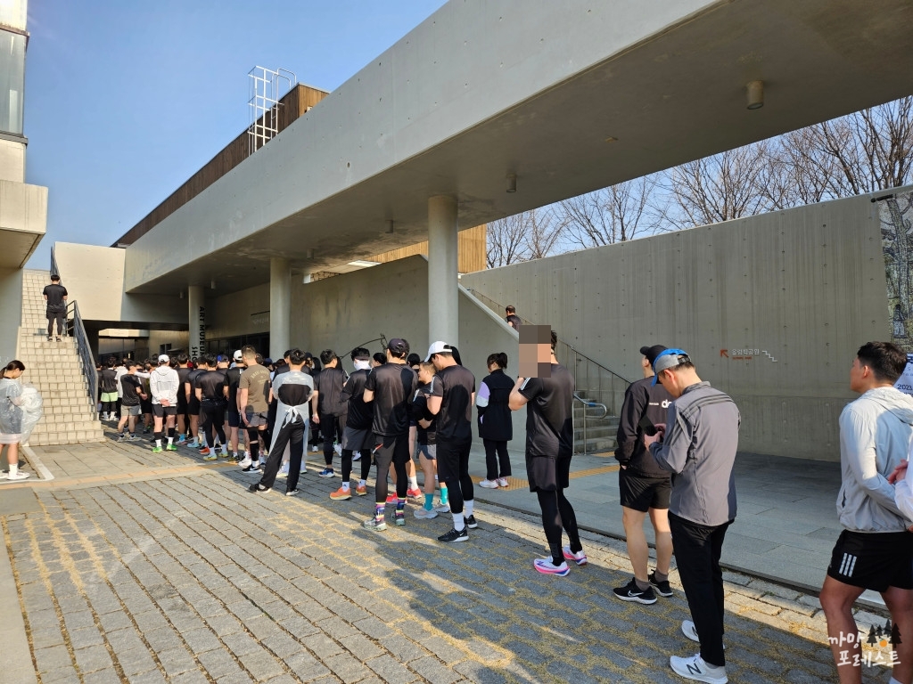 서울 마라톤 화장실 웨이팅