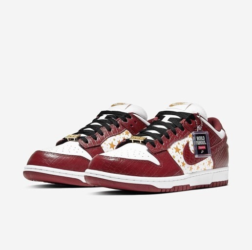  - '슈프림 슈퍼스타 두번째' 별빛이 빛나는 나이키 x 슈프림 SB 덩크 로우 바크루트 브라운 [Nike x Supreme SB Dunk Low Barkroot Brown]