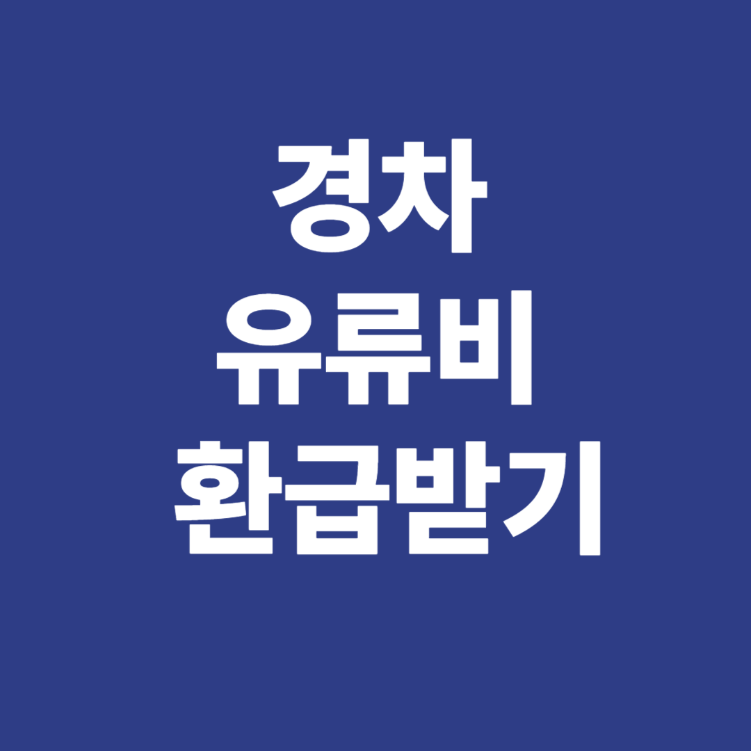 경차 유류비 30만원 환급받기