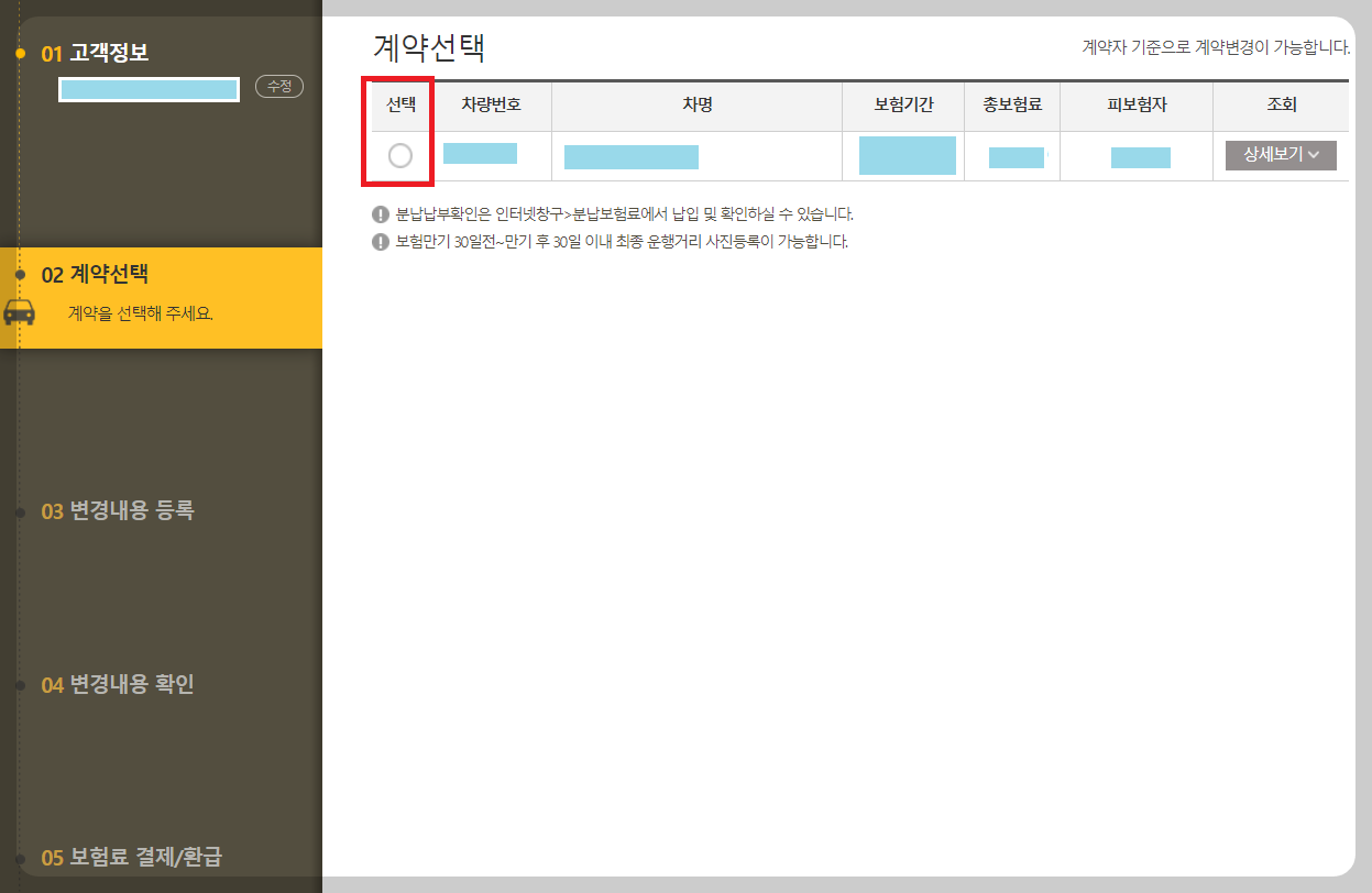 자동차보험-선택