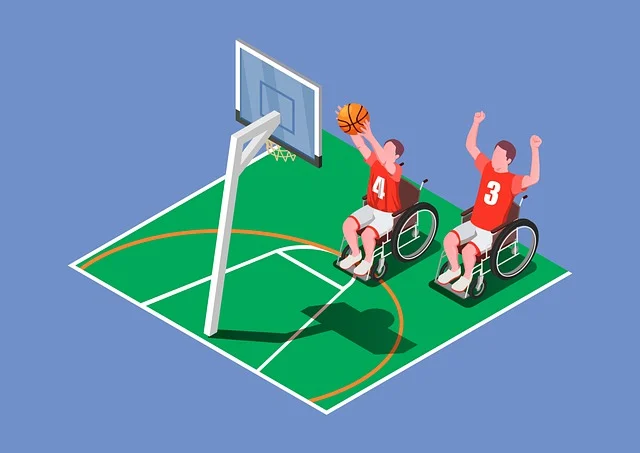 장애인들의 운동경기