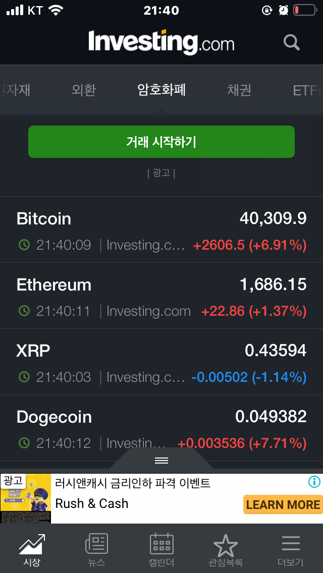 비트코인 다시 4만 넘어서?