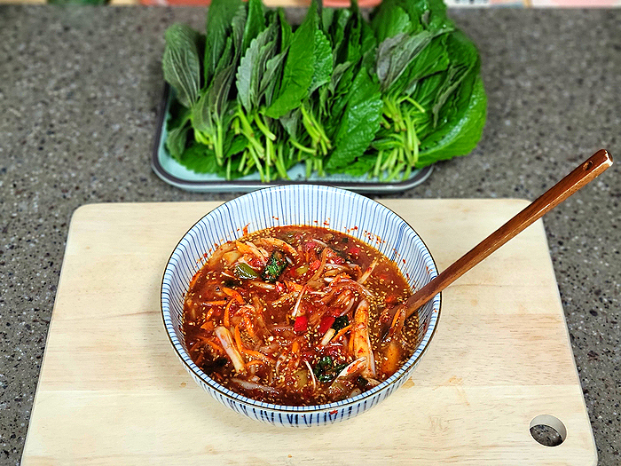 깻잎김치만들기 , 8