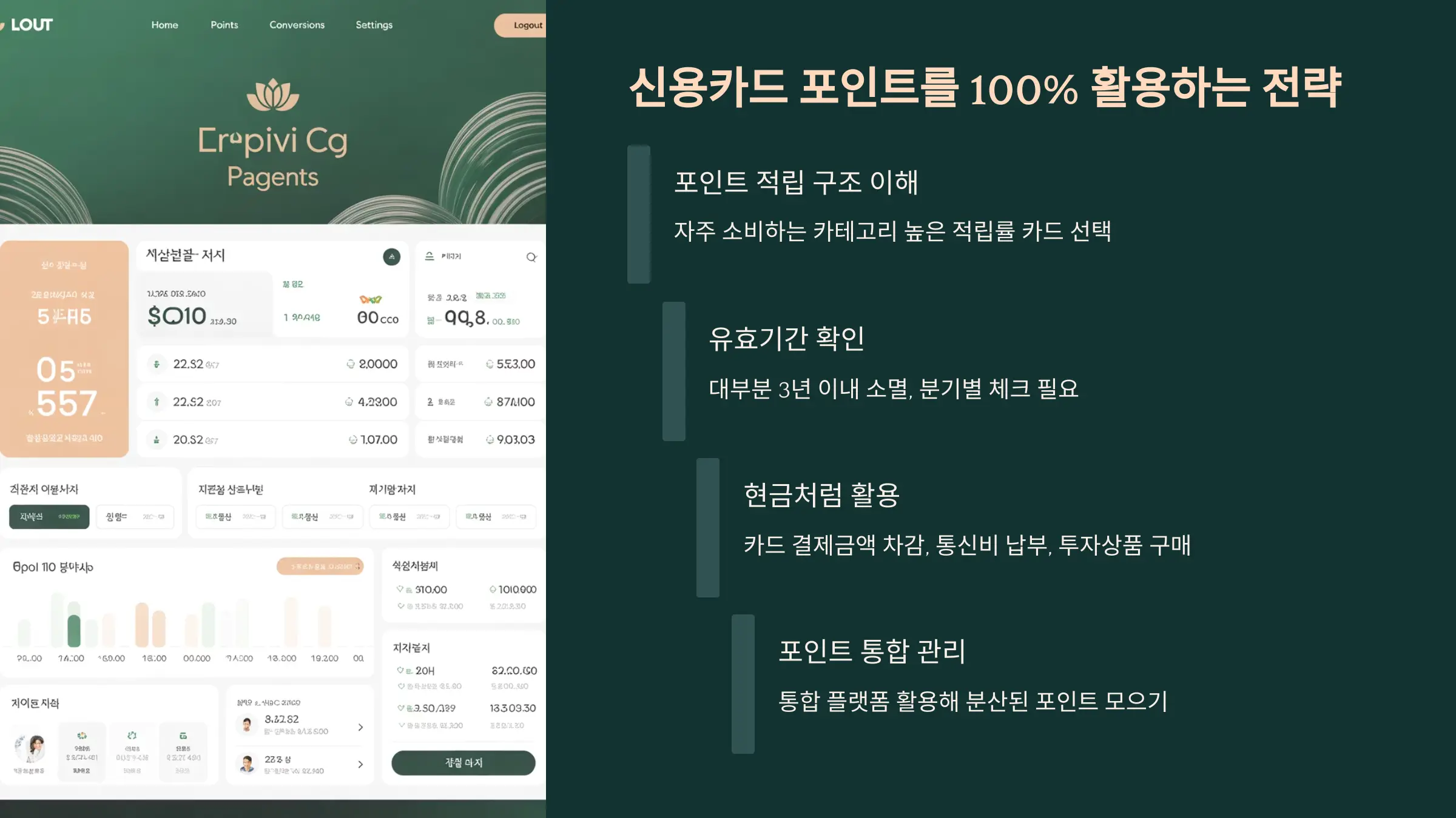 신용카드 포인트를 100% 활용하는 전략