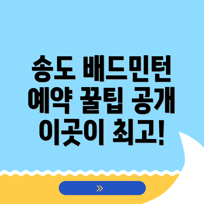 송도동 배드민턴장