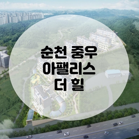  순천 중우 아팰리스 더 힐 신대지구 테라스 하우스