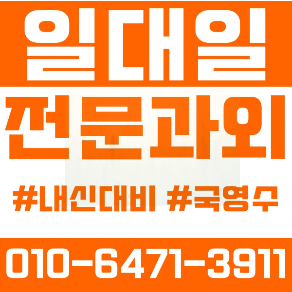  인천 송도동 초등영어과외 중학생수학과외 선행 예습 복습