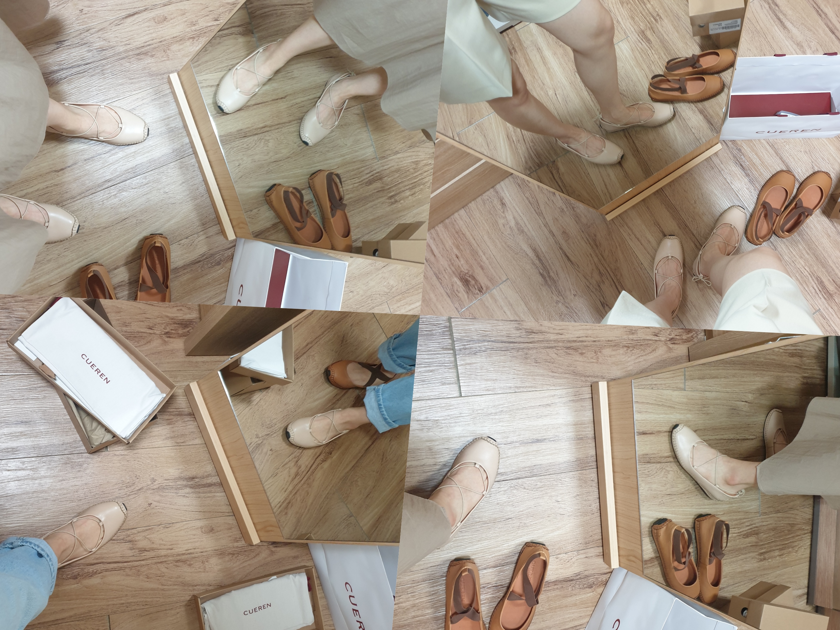 Quern Ballerina 14 Taupe 16 브랜디 리뷰 사이징 팁 13