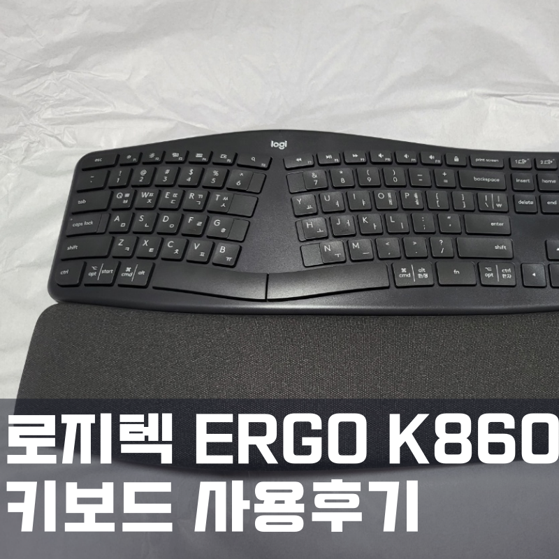 로지텍 ERGO K860 키보드 사용후기