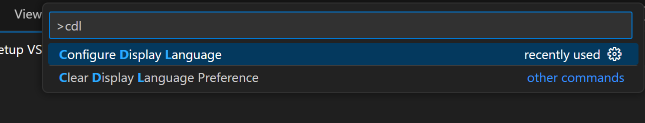 명령 팔레트에서 cdl 입력