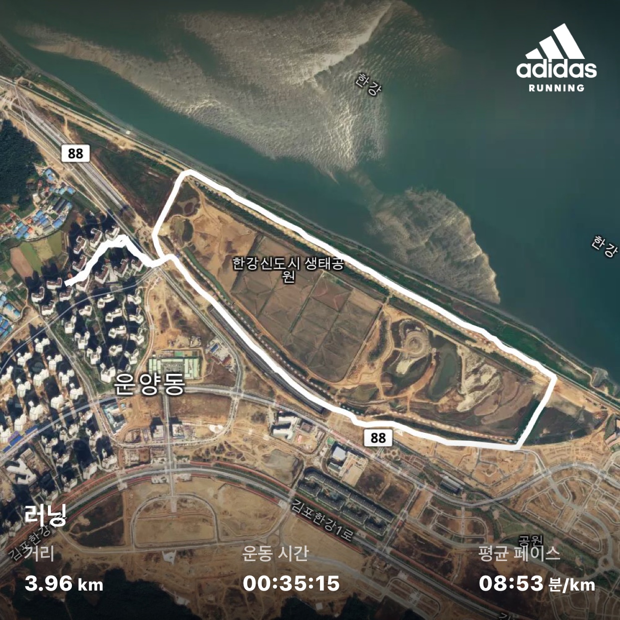  새벽 조깅 3일차 (08:53)