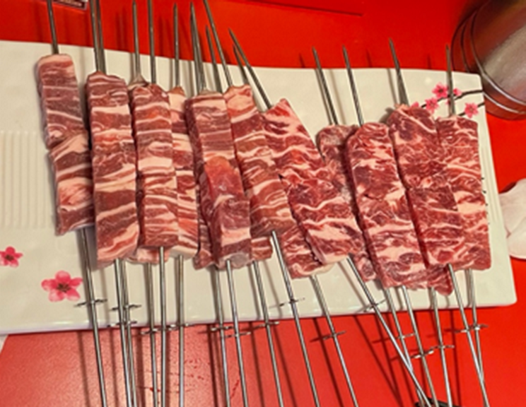 죽도양꼬치-양꽃갈비살&#44;양삼겹