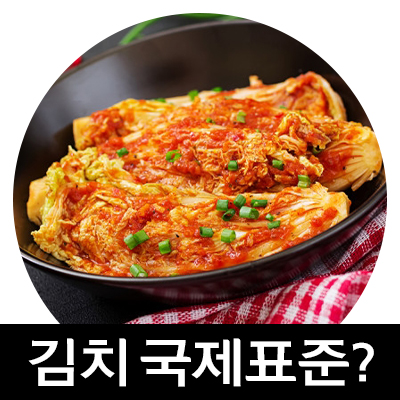  중국김치 국제표준  기가 막혀 이게 무슨일이야