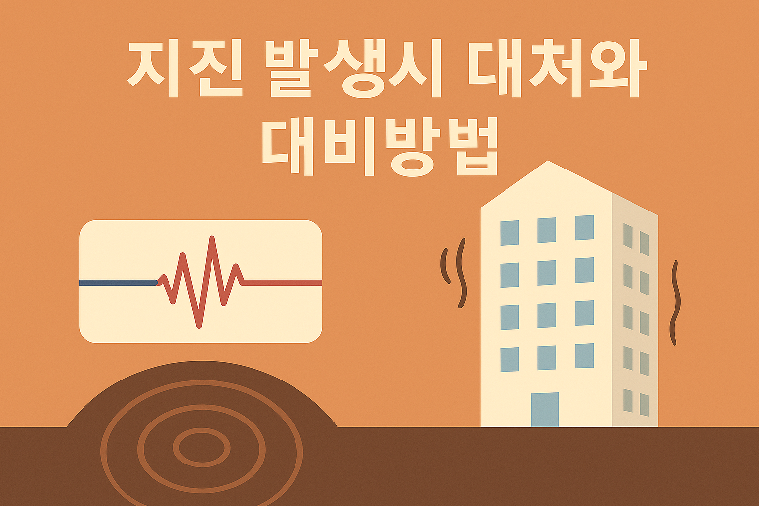 지진 발생시 대처와 대비방법