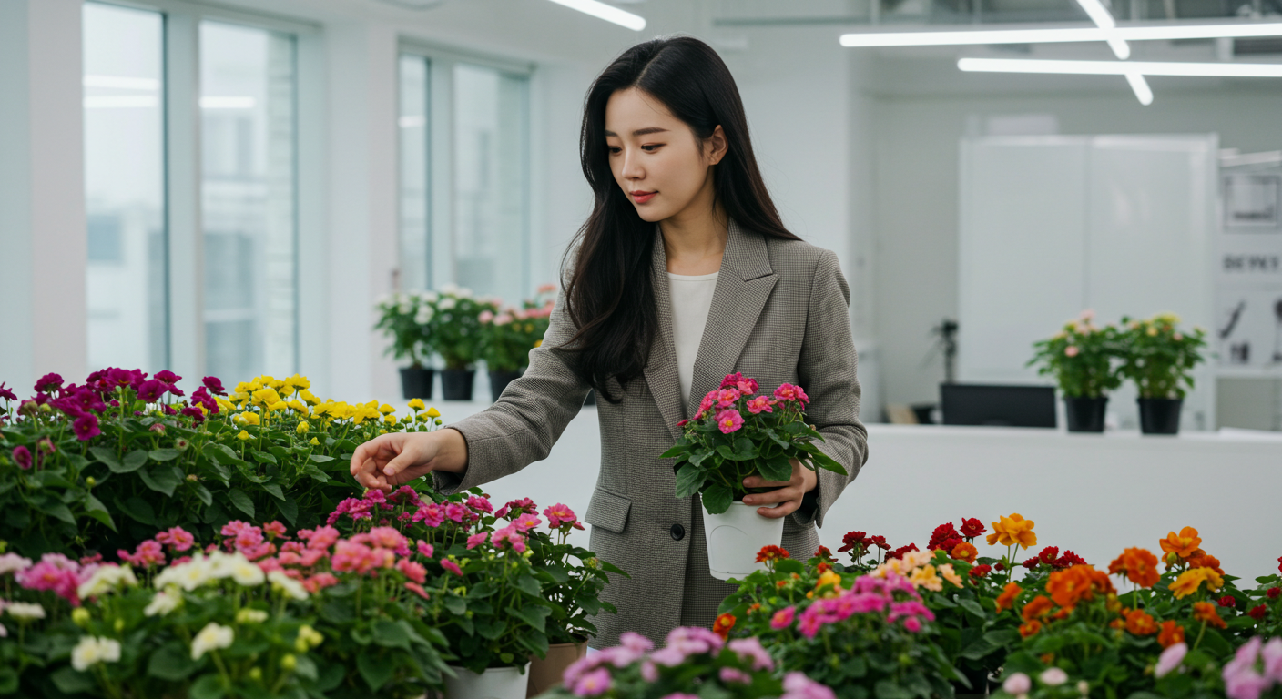 사무실 식물 인테리어 비용 견적