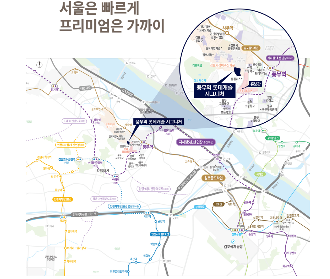 풍무역 롯데캐슬 시그니처 - 입지환경